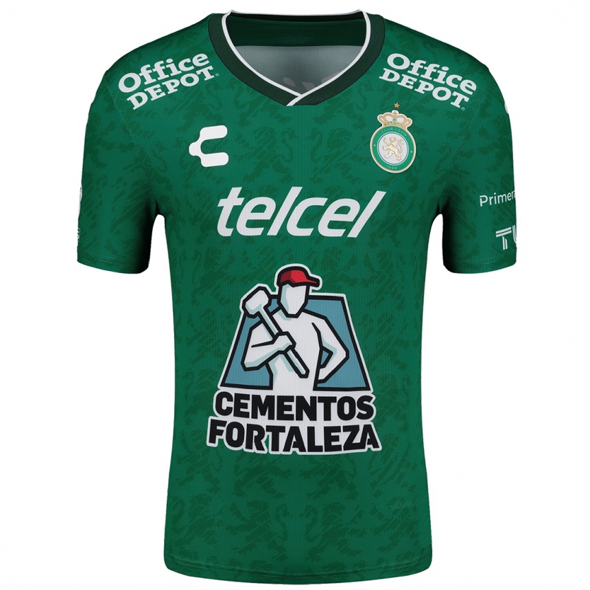 Niño Fútbol Camiseta Armando León #26 Verde Blanco 1ª Equipación 2024/25