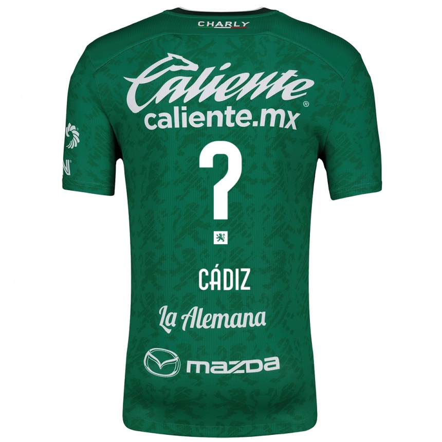 Niño Fútbol Camiseta Jhonder Cádiz #0 Verde Blanco 1ª Equipación 2024/25