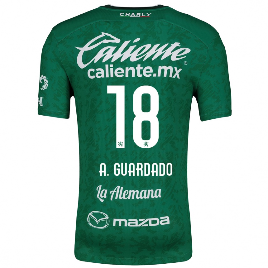 Niño Fútbol Camiseta Andrés Guardado #18 Verde Blanco 1ª Equipación 2024/25