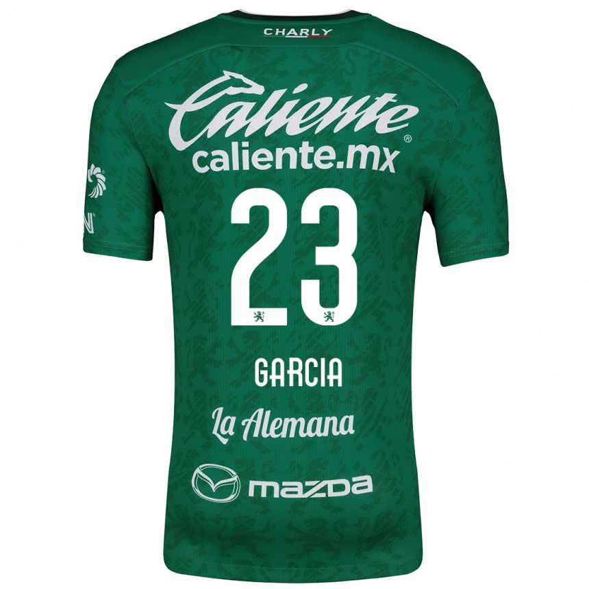 Niño Fútbol Camiseta Óscar García #23 Verde Blanco 1ª Equipación 2024/25