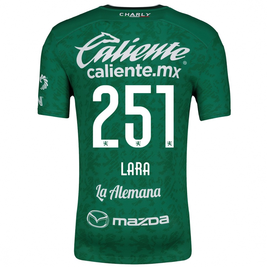 Niño Fútbol Camiseta Tristán Lara #251 Verde Blanco 1ª Equipación 2024/25