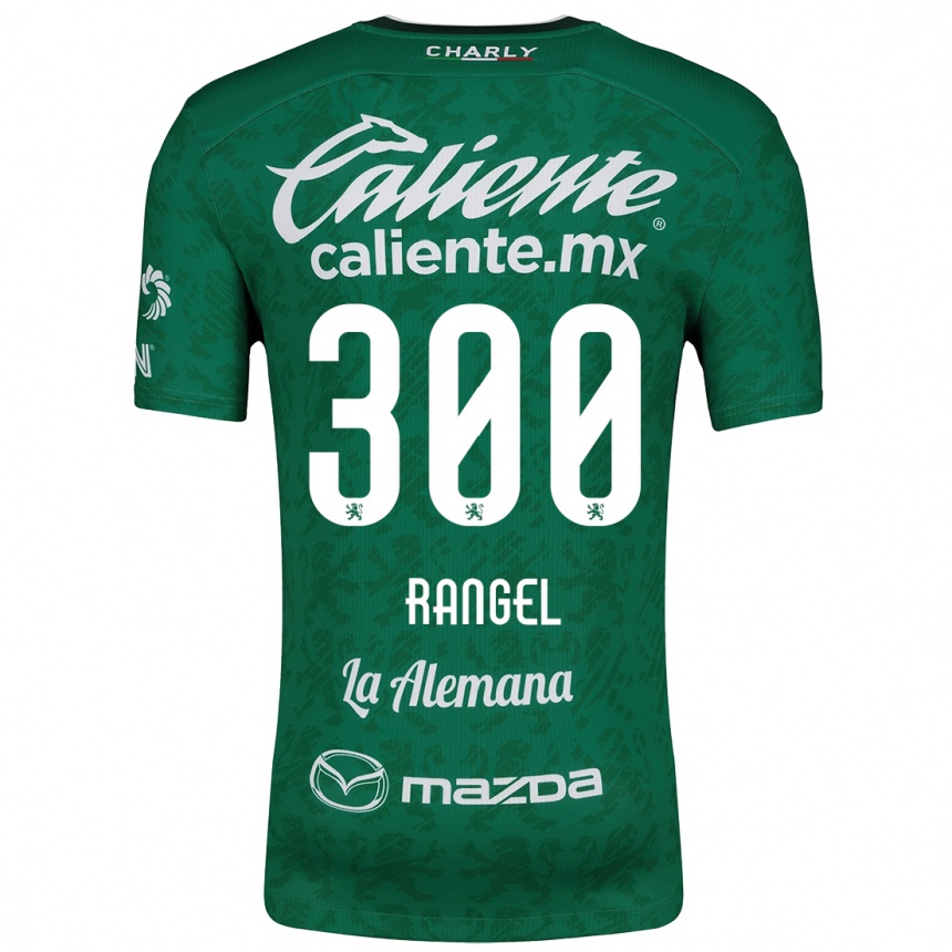 Niño Fútbol Camiseta Luis Rangel #300 Verde Blanco 1ª Equipación 2024/25