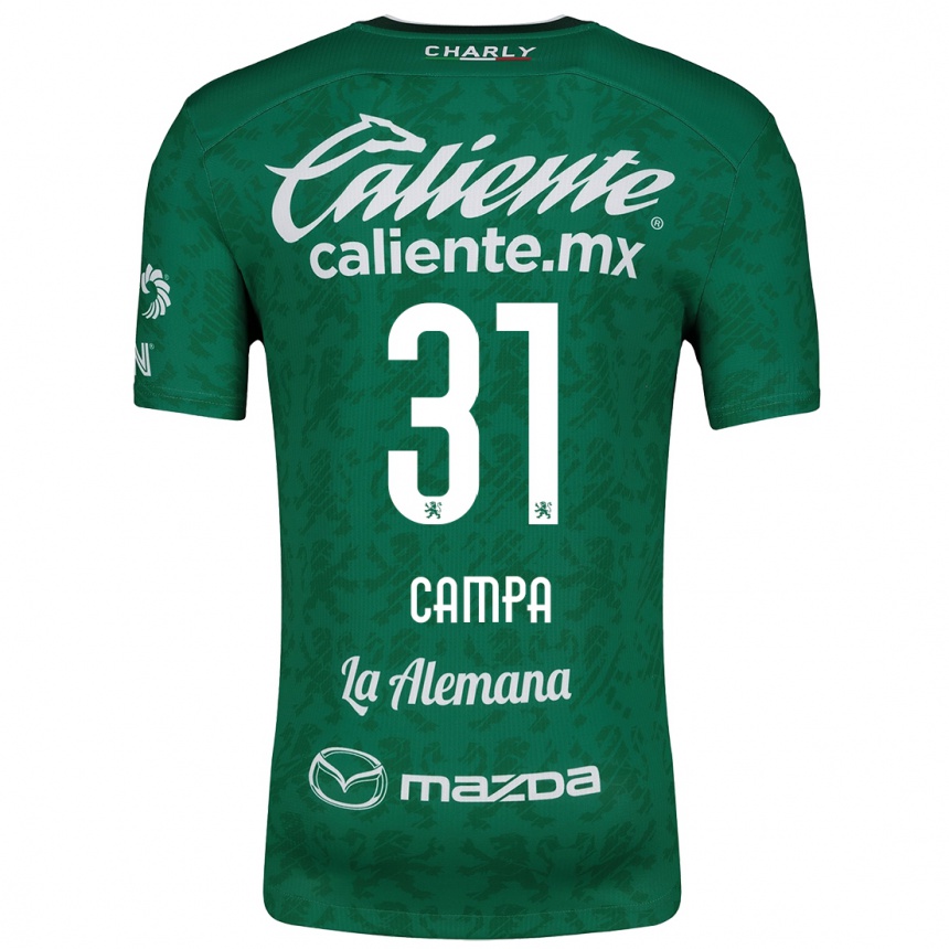 Niño Fútbol Camiseta Marlyn Campa #31 Verde Blanco 1ª Equipación 2024/25