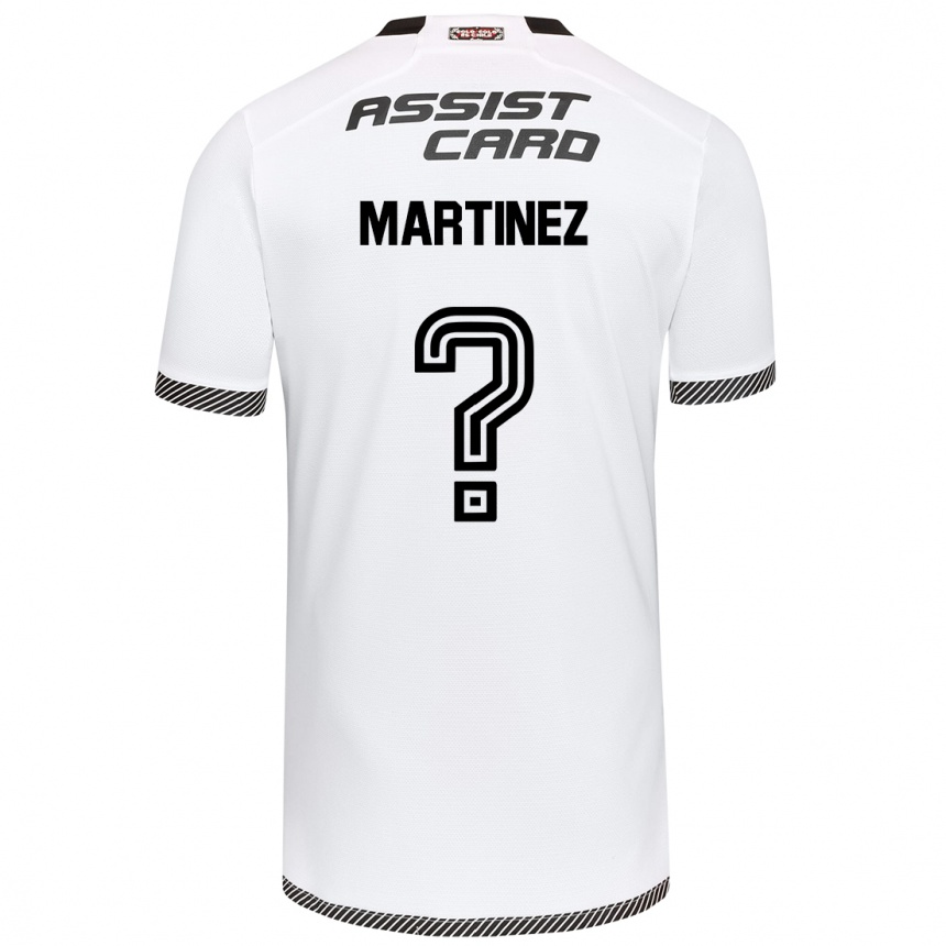 Niño Fútbol Camiseta Iván Martínez #0 Blanco Negro 1ª Equipación 2024/25