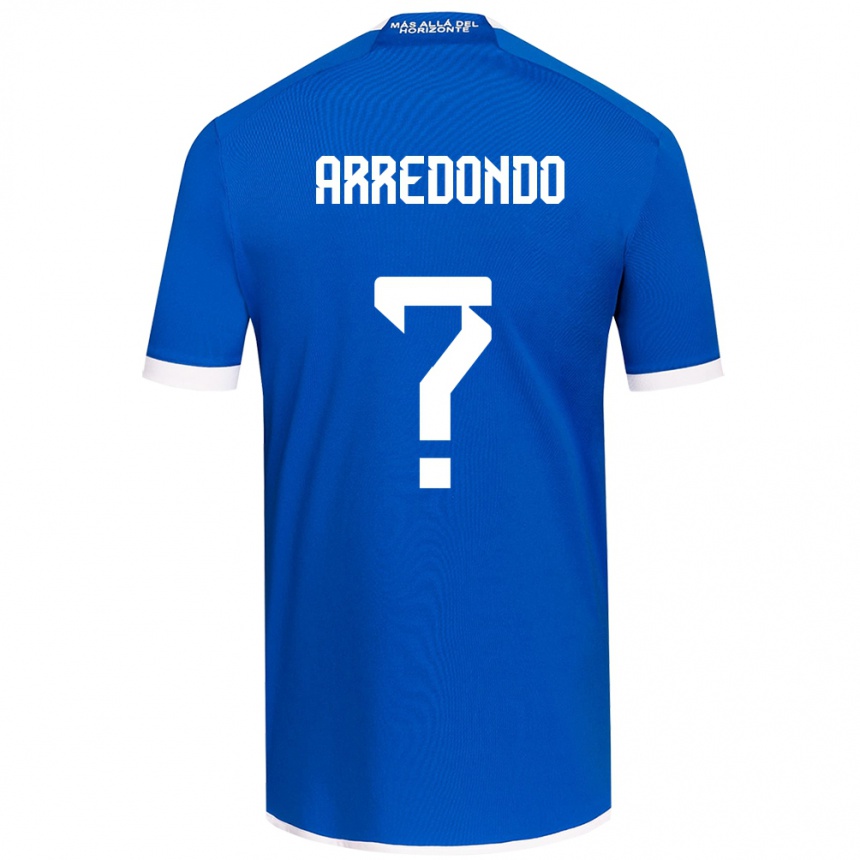 Niño Fútbol Camiseta Milovan Arredondo #0 Azul Blanco 1ª Equipación 2024/25