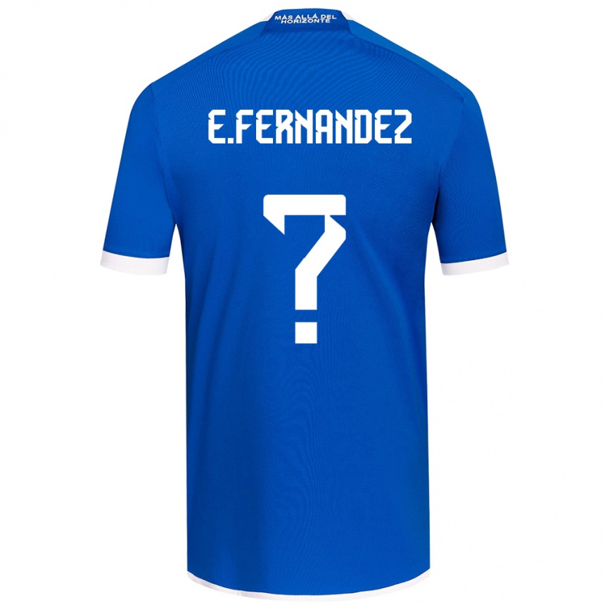 Niño Fútbol Camiseta Enzo Fernández #0 Azul Blanco 1ª Equipación 2024/25