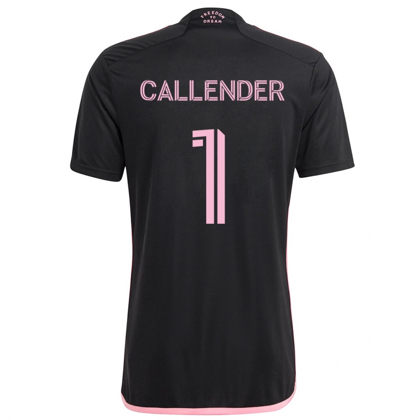 Niño Fútbol Camiseta Drake Callender #1 Negro 2ª Equipación 2024/25