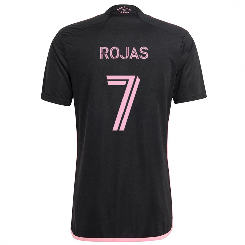 Niño Fútbol Camiseta Matías Rojas #7 Negro 2ª Equipación 2024/25