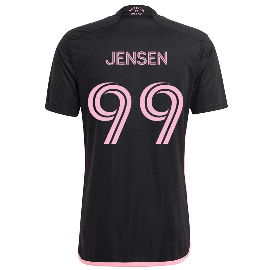 Niño Fútbol Camiseta Cole Jensen #99 Negro 2ª Equipación 2024/25