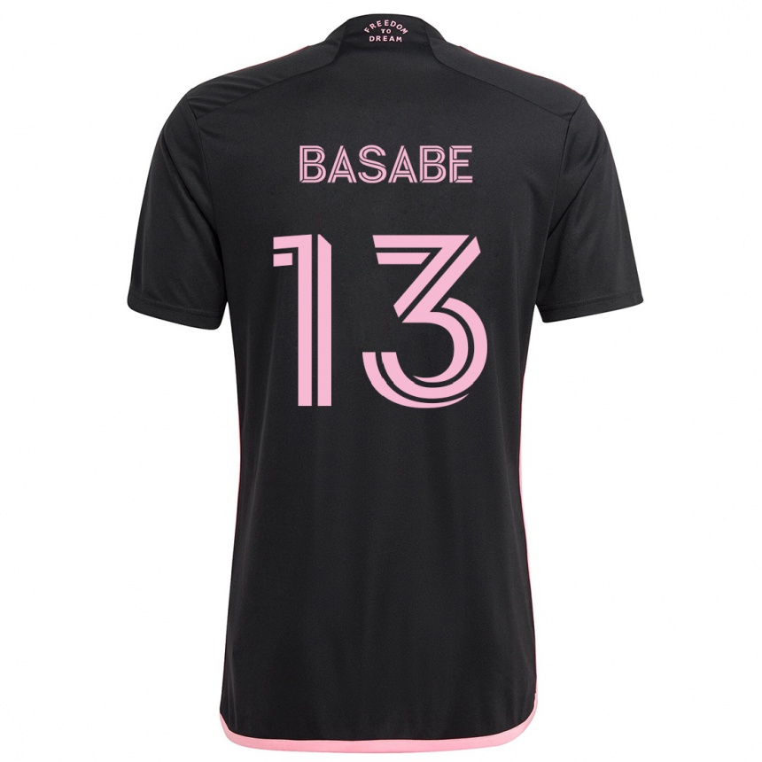 Niño Fútbol Camiseta Samuel Basabe #13 Negro 2ª Equipación 2024/25