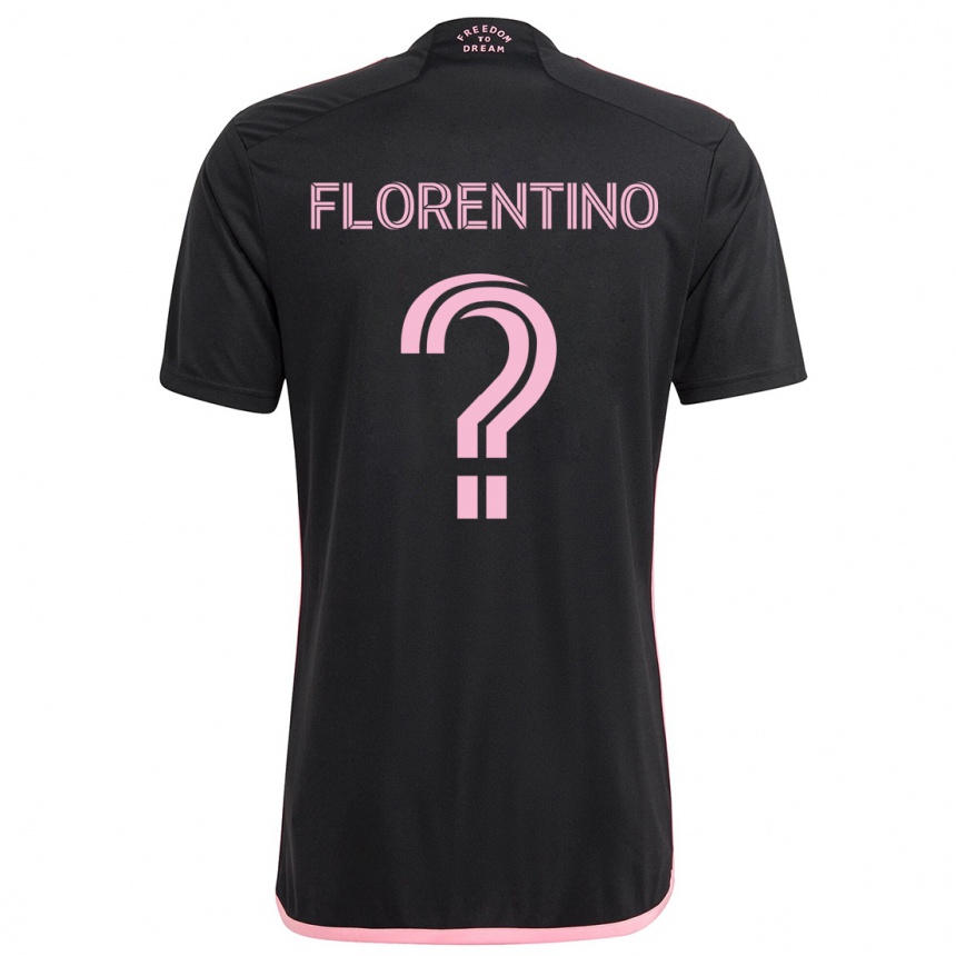 Niño Fútbol Camiseta Gabriel Florentino #0 Negro 2ª Equipación 2024/25