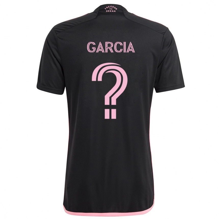 Niño Fútbol Camiseta Lesther Garcia #0 Negro 2ª Equipación 2024/25