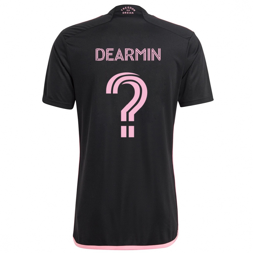 Niño Fútbol Camiseta Nash Dearmin #0 Negro 2ª Equipación 2024/25