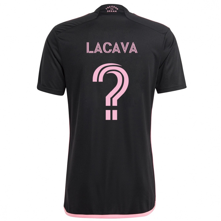 Niño Fútbol Camiseta Jake Lacava #0 Negro 2ª Equipación 2024/25