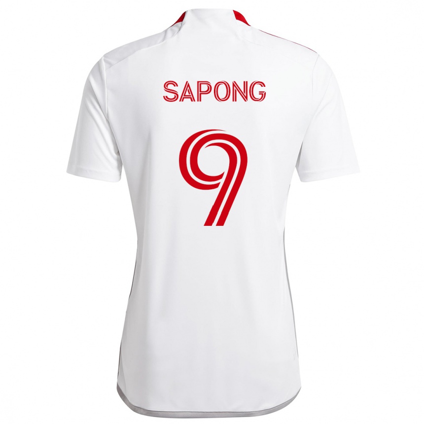 Niño Fútbol Camiseta C.j. Sapong #9 Blanco Rojo 2ª Equipación 2024/25