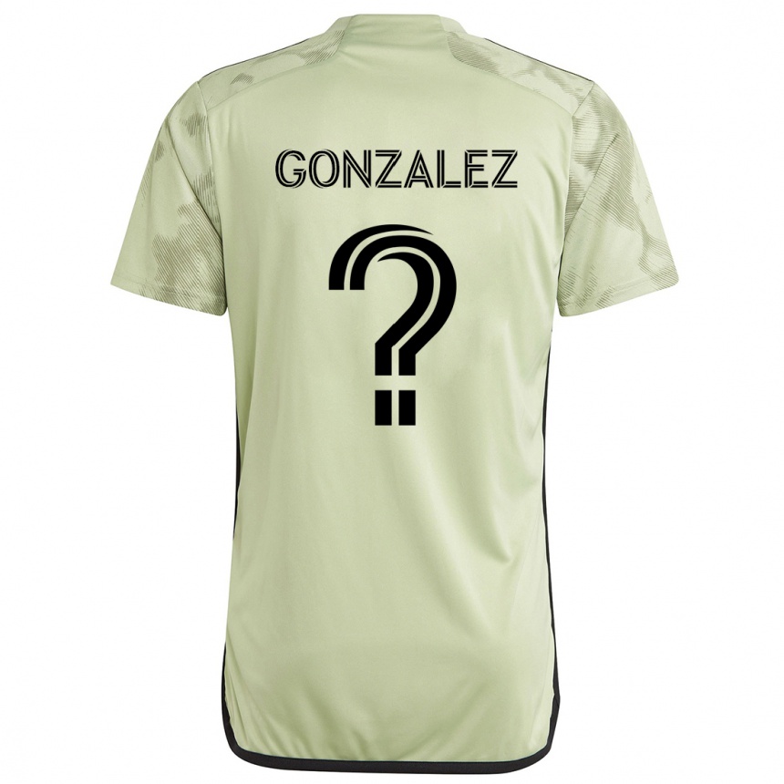 Niño Fútbol Camiseta Mario González #0 Verde Claro 2ª Equipación 2024/25