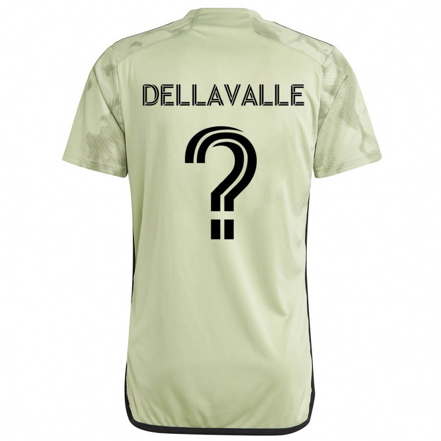 Niño Fútbol Camiseta Lorenzo Dellavalle #0 Verde Claro 2ª Equipación 2024/25