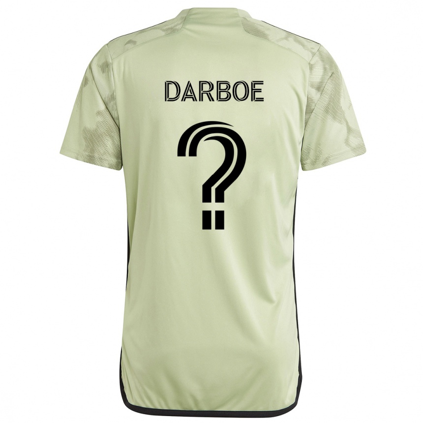 Niño Fútbol Camiseta Bajung Darboe #0 Verde Claro 2ª Equipación 2024/25