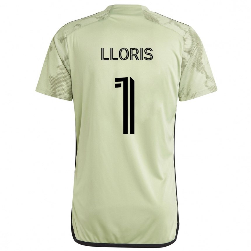 Niño Fútbol Camiseta Hugo Lloris #1 Verde Claro 2ª Equipación 2024/25