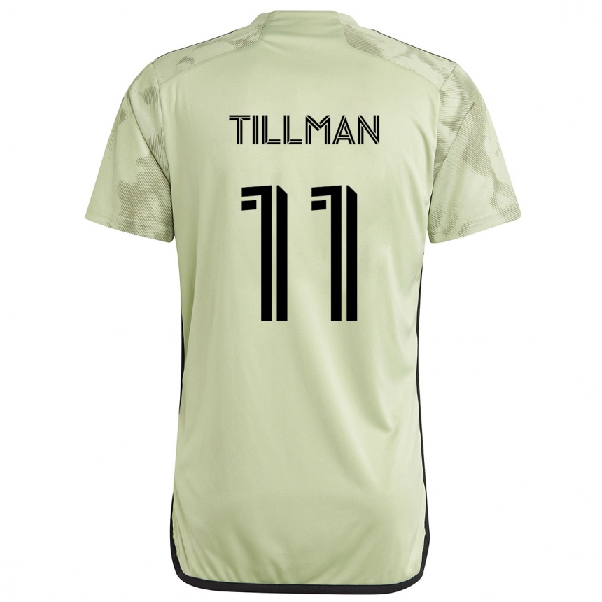 Niño Fútbol Camiseta Timothy Tillman #11 Verde Claro 2ª Equipación 2024/25