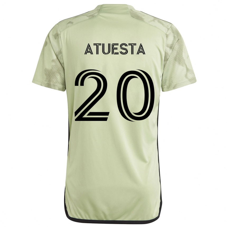 Niño Fútbol Camiseta Eduard Atuesta #20 Verde Claro 2ª Equipación 2024/25