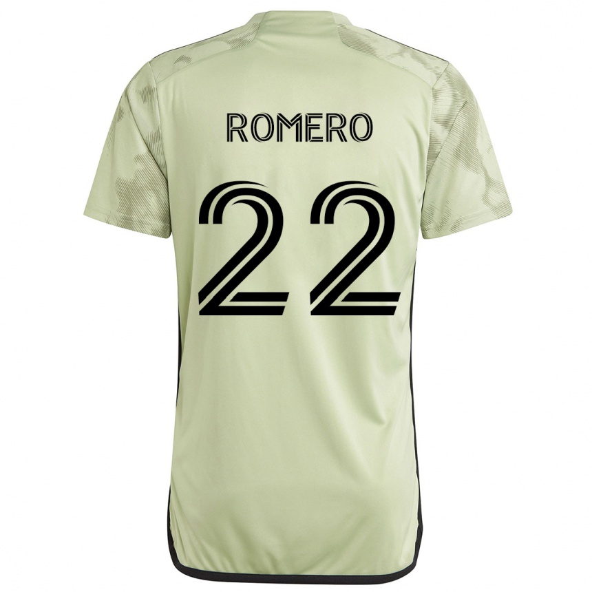 Niño Fútbol Camiseta Abraham Romero #22 Verde Claro 2ª Equipación 2024/25