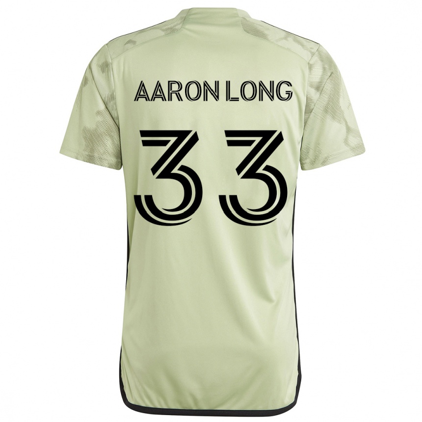 Niño Fútbol Camiseta Aaron Long #33 Verde Claro 2ª Equipación 2024/25