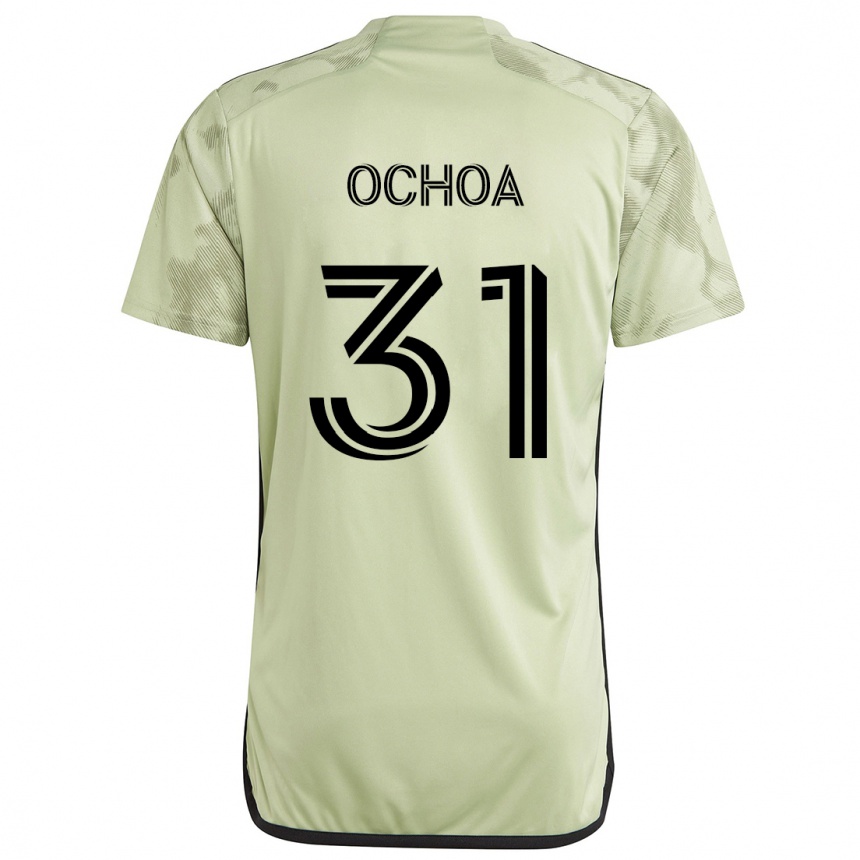 Niño Fútbol Camiseta David Ochoa #31 Verde Claro 2ª Equipación 2024/25