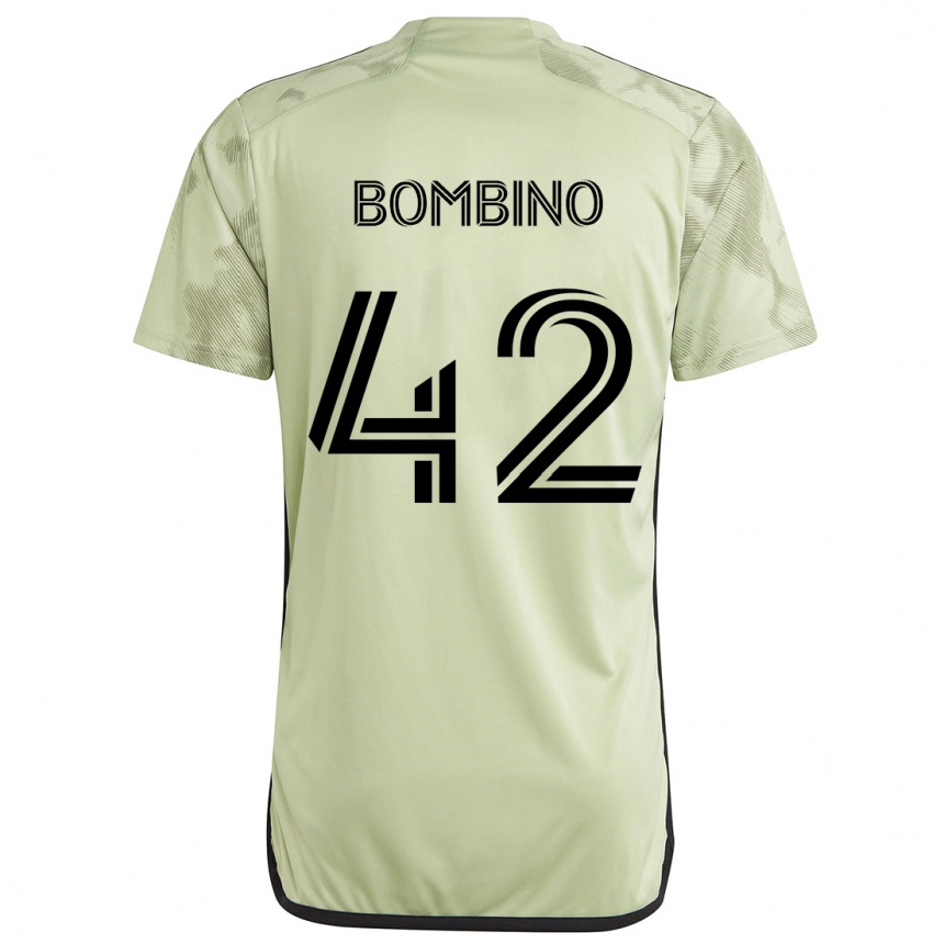 Niño Fútbol Camiseta Luca Bombino #42 Verde Claro 2ª Equipación 2024/25