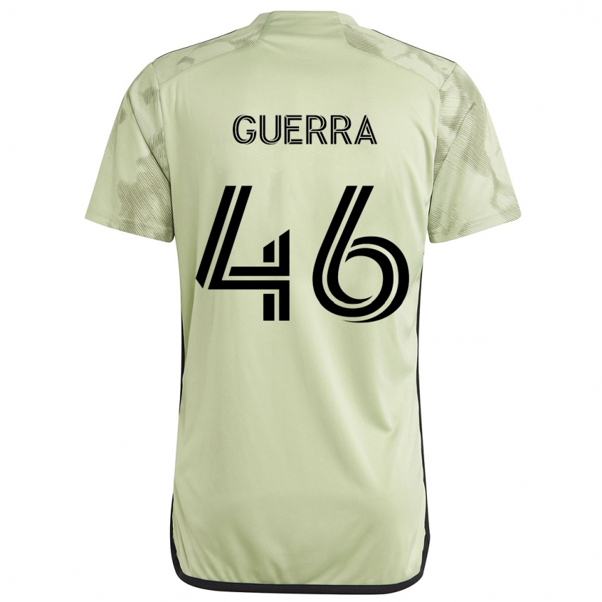 Niño Fútbol Camiseta Decarlo Guerra #46 Verde Claro 2ª Equipación 2024/25