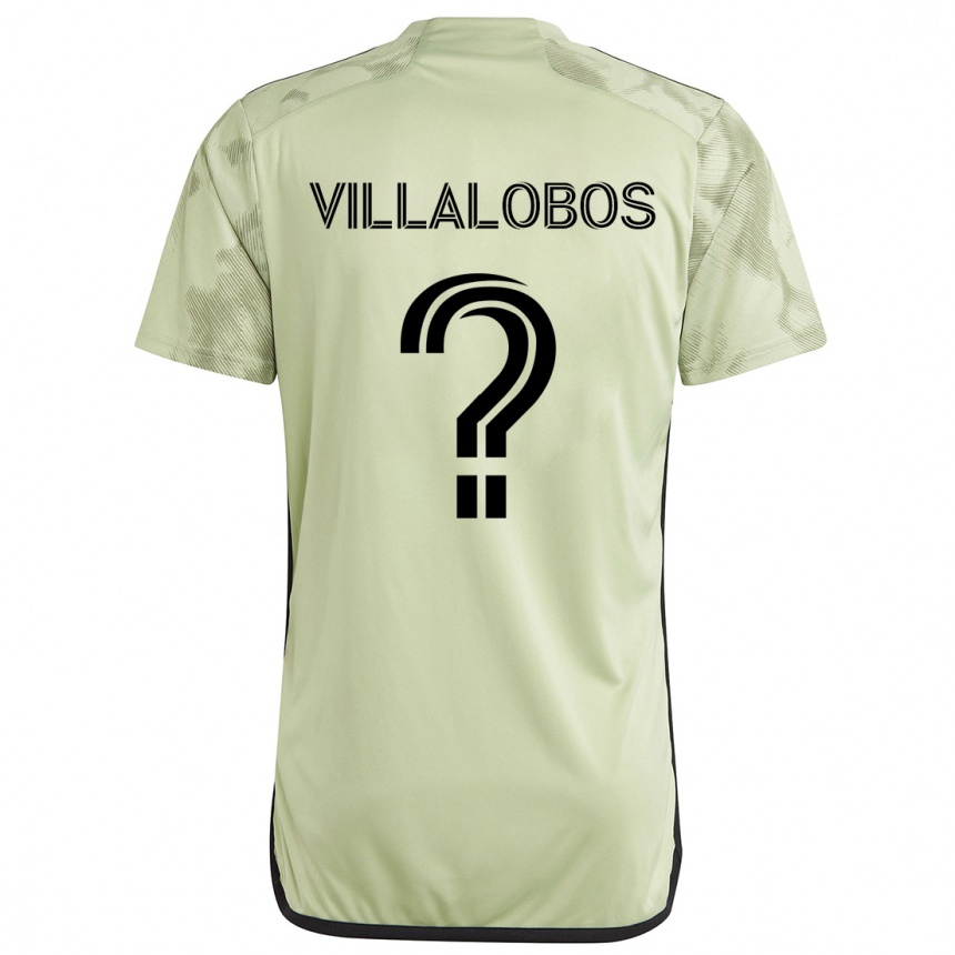 Niño Fútbol Camiseta Kristian Villalobos #0 Verde Claro 2ª Equipación 2024/25