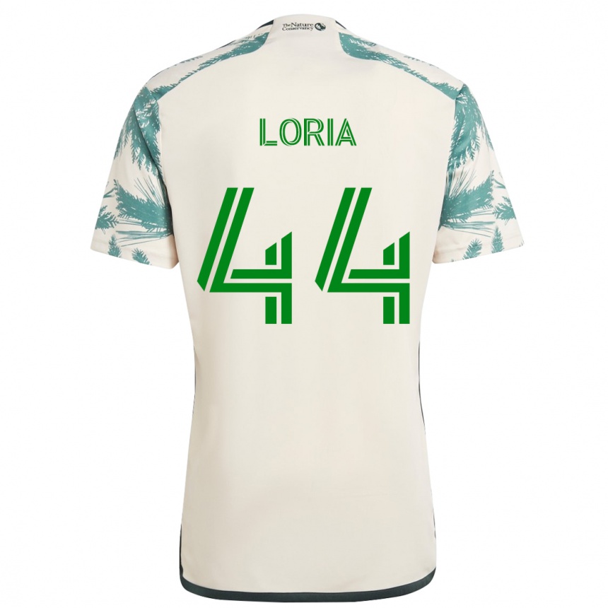 Niño Fútbol Camiseta Marvin Loría #44 Beige Marrón 2ª Equipación 2024/25