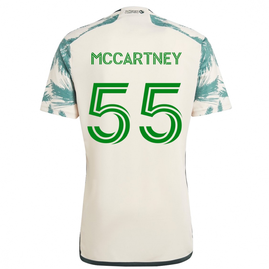 Niño Fútbol Camiseta Dawson Mccartney #55 Beige Marrón 2ª Equipación 2024/25