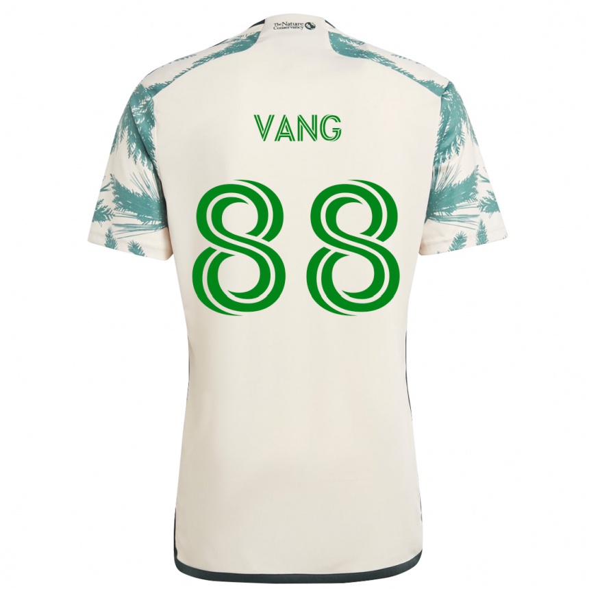 Niño Fútbol Camiseta Michael Vang #88 Beige Marrón 2ª Equipación 2024/25