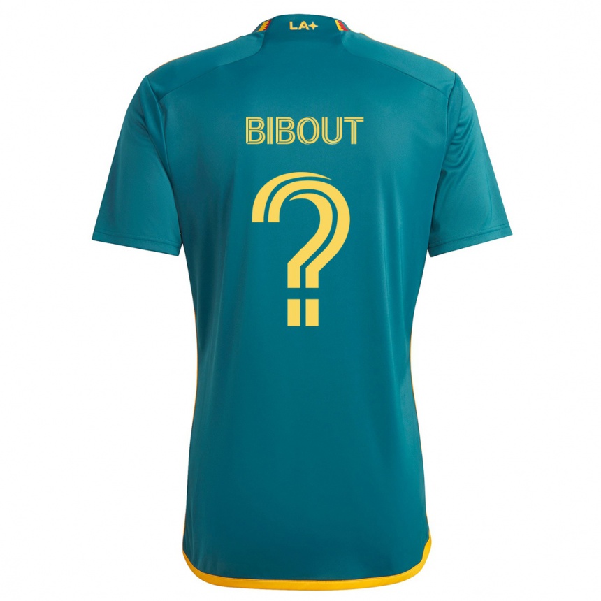 Niño Fútbol Camiseta Aaron Bibout #0 Verde Amarillo 2ª Equipación 2024/25