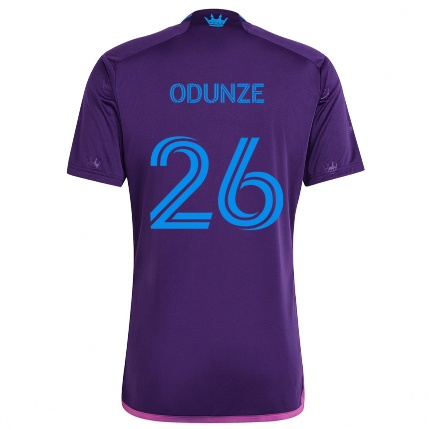 Niño Fútbol Camiseta Chituru Odunze #26 Azul Morado 2ª Equipación 2024/25