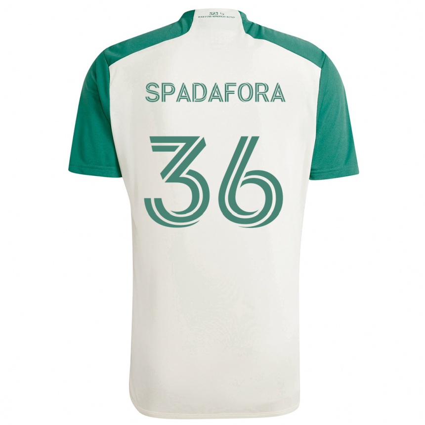 Niño Fútbol Camiseta Luke Spadafora #36 Colores Tostados Verde 2ª Equipación 2024/25