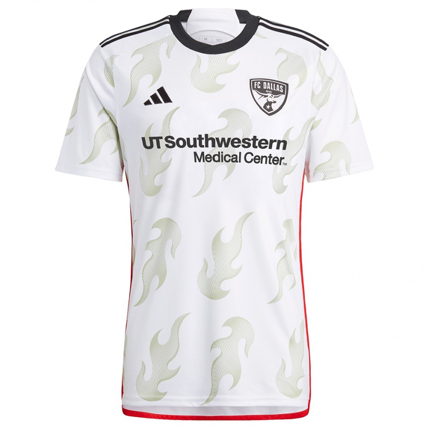 Niño Fútbol Camiseta Tarik Scott #41 Blanco Rojo Negro 2ª Equipación 2024/25