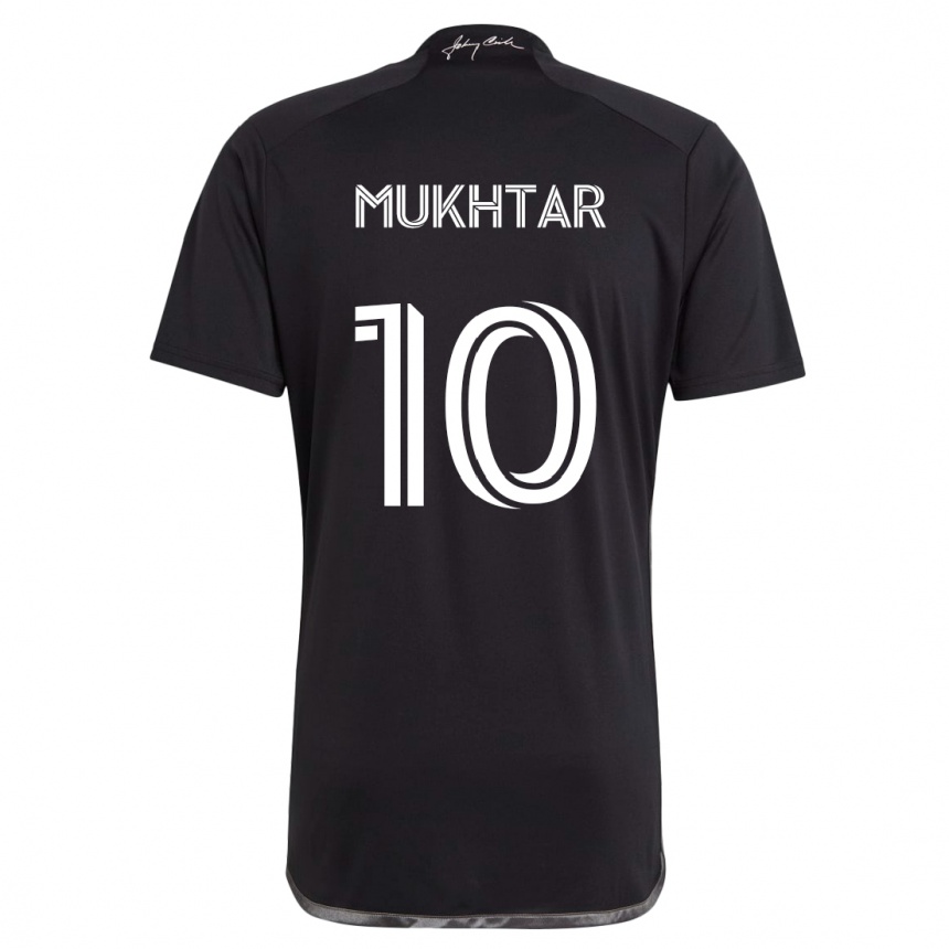 Niño Fútbol Camiseta Hany Mukhtar #10 Negro 2ª Equipación 2024/25