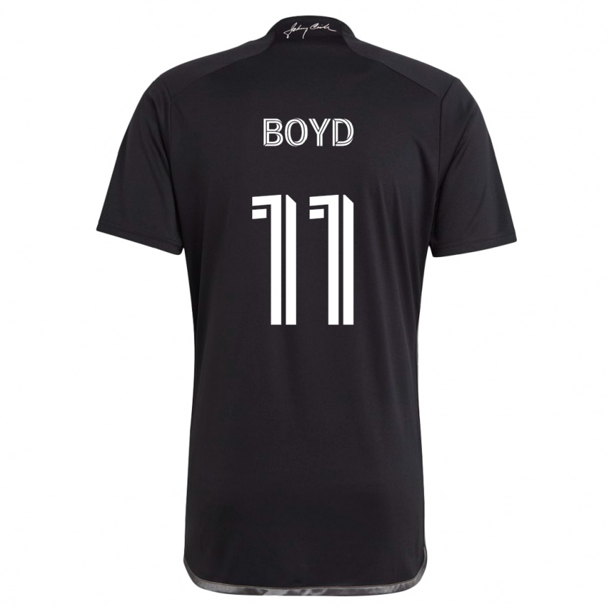 Niño Fútbol Camiseta Tyler Boyd #11 Negro 2ª Equipación 2024/25