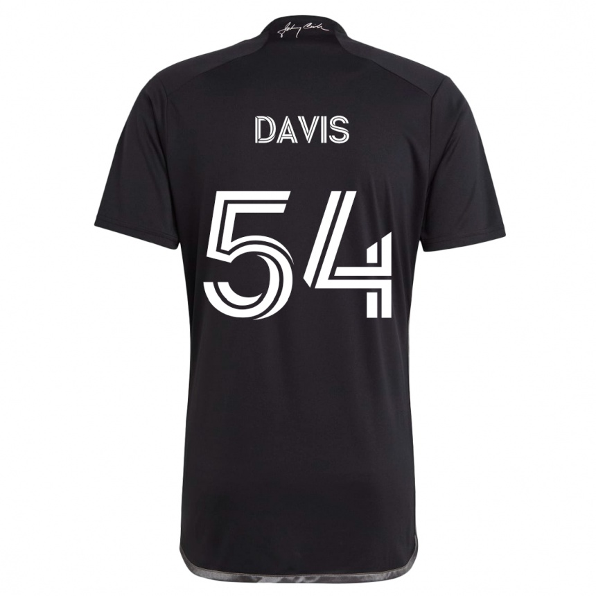 Niño Fútbol Camiseta Sean Davis #54 Negro 2ª Equipación 2024/25