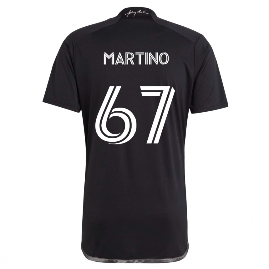 Niño Fútbol Camiseta Ben Martino #67 Negro 2ª Equipación 2024/25