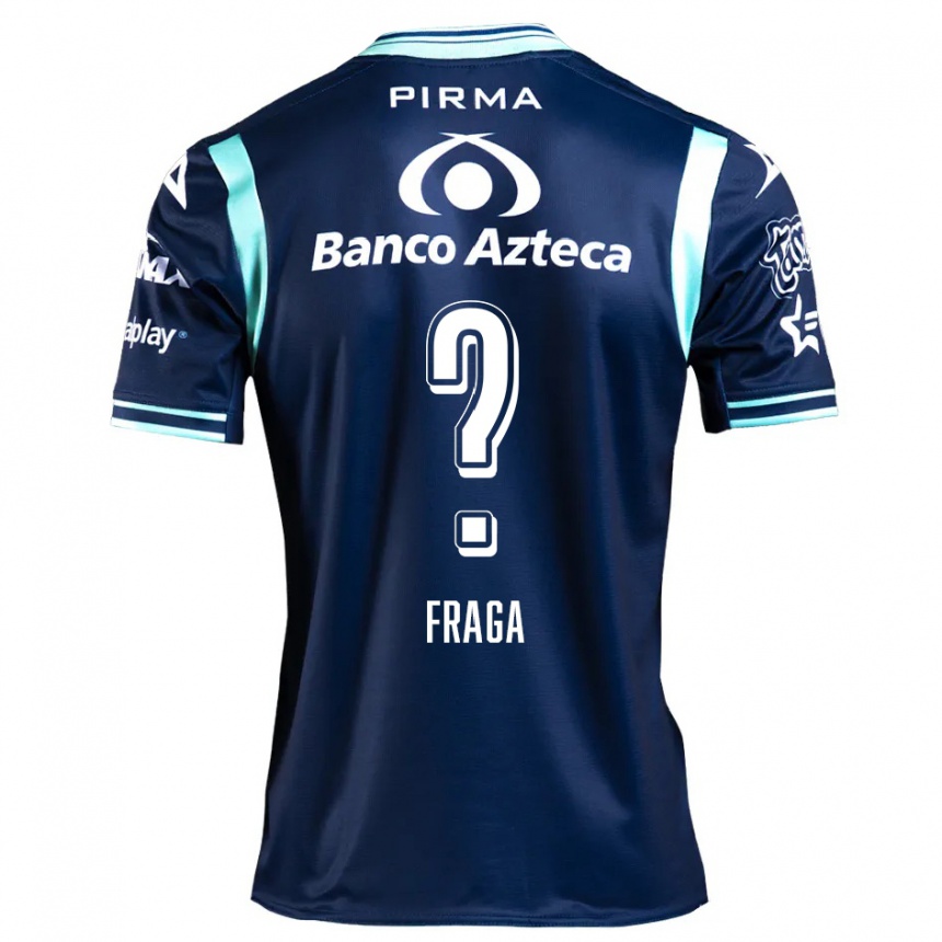 Niño Fútbol Camiseta Miguel Fraga #0 Azul Marino 2ª Equipación 2024/25