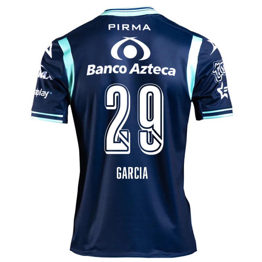 Niño Fútbol Camiseta Emiliano García #29 Azul Marino 2ª Equipación 2024/25