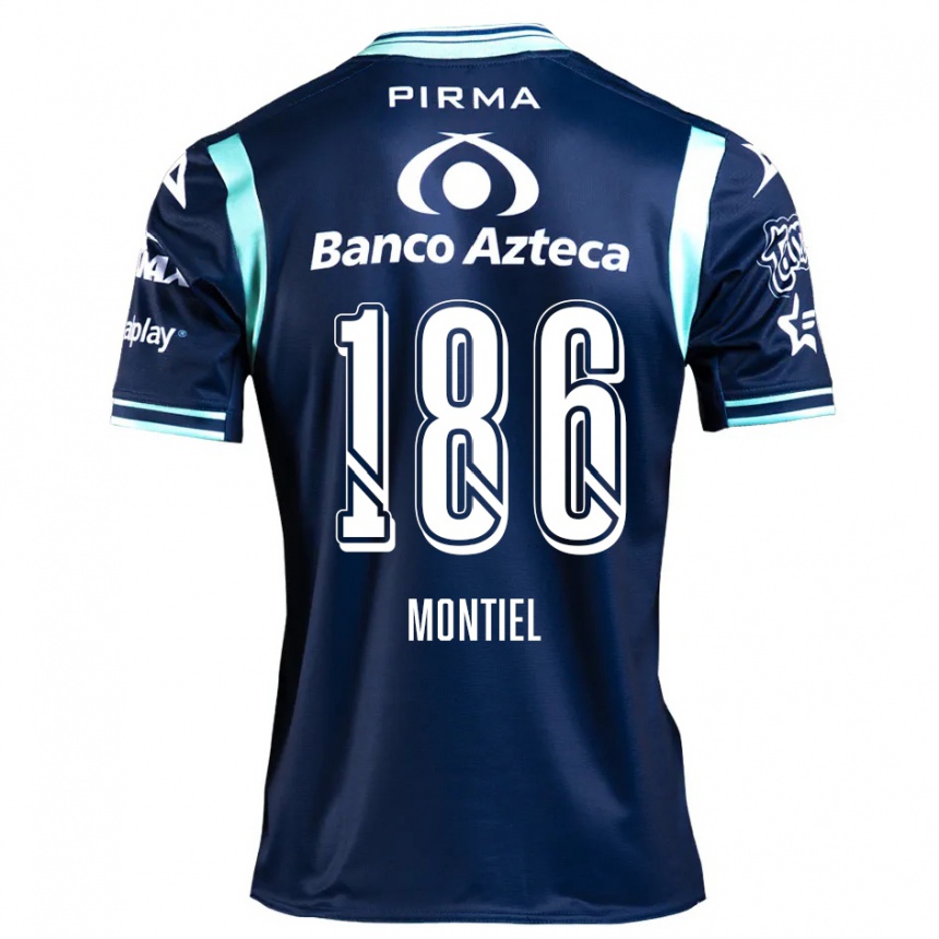 Niño Fútbol Camiseta Santiago Montiel #186 Azul Marino 2ª Equipación 2024/25