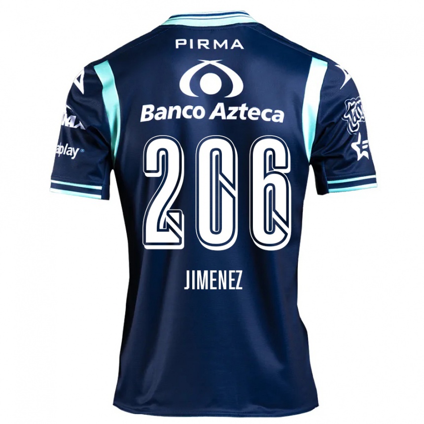 Niño Fútbol Camiseta Leonardo Jiménez #206 Azul Marino 2ª Equipación 2024/25