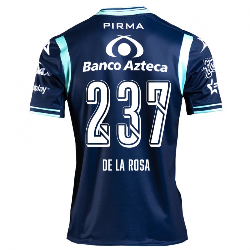 Niño Fútbol Camiseta Álvaro De La Rosa #237 Azul Marino 2ª Equipación 2024/25