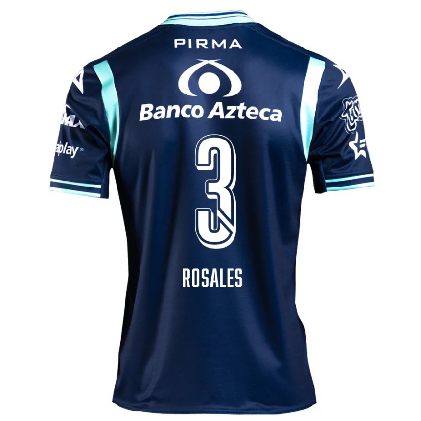 Niño Fútbol Camiseta Fátima Rosales #3 Azul Marino 2ª Equipación 2024/25