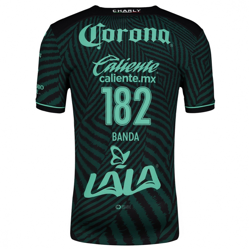 Niño Fútbol Camiseta Iker Banda #182 Verde Negro 2ª Equipación 2024/25