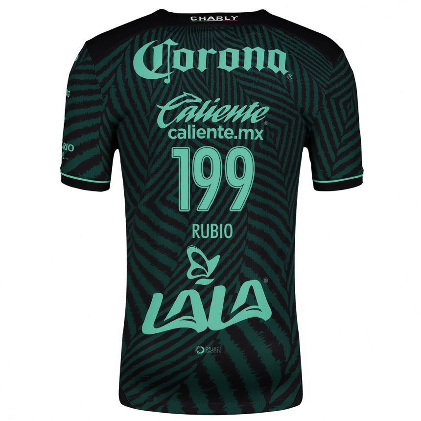 Niño Fútbol Camiseta Ronaldo Rubio #199 Verde Negro 2ª Equipación 2024/25